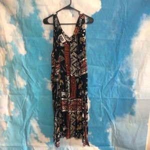 Fun animal print coverup